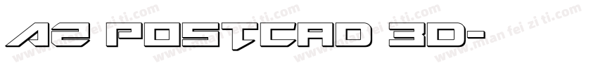 AZ Postcad 3D字体转换